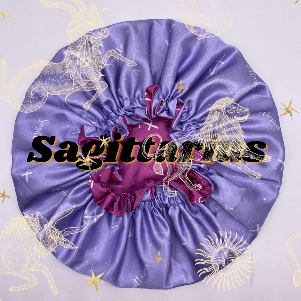 Sagittarius" Satin Bonnet