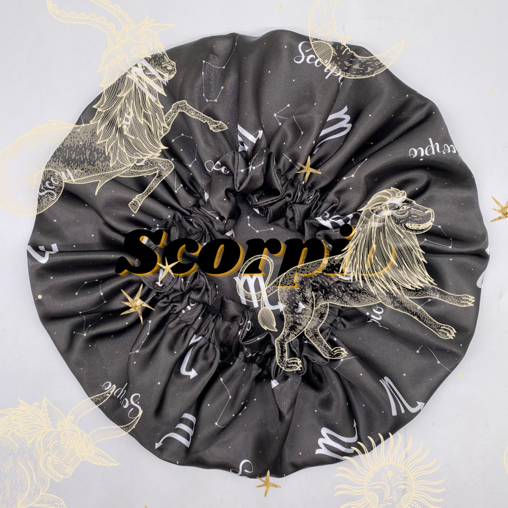 "Scorpio" Satin Bonnet