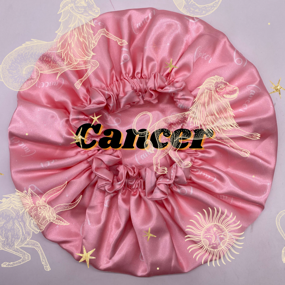 Bonnet de nuit Ivoire Amoena - perte de cheveux cancer - Rose