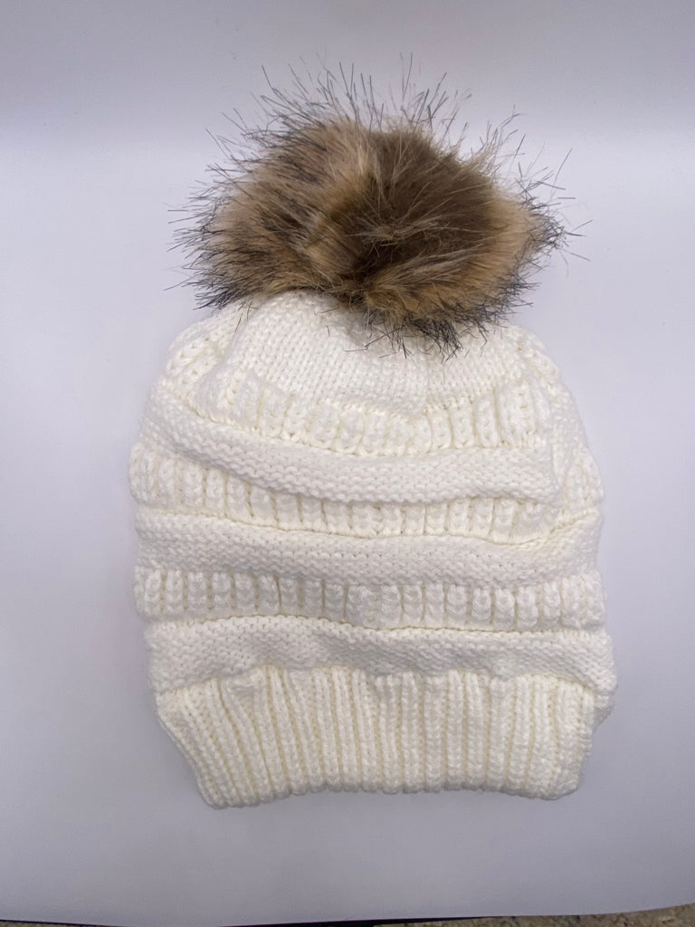 Large White || Satin Lined Hat