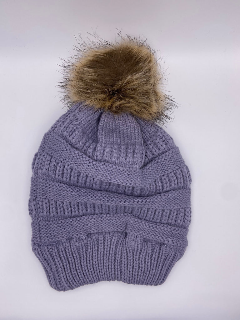 Large Gray || Satin Lined Hat