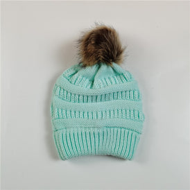 Small Sea Green || Satin Lined Winter Hat